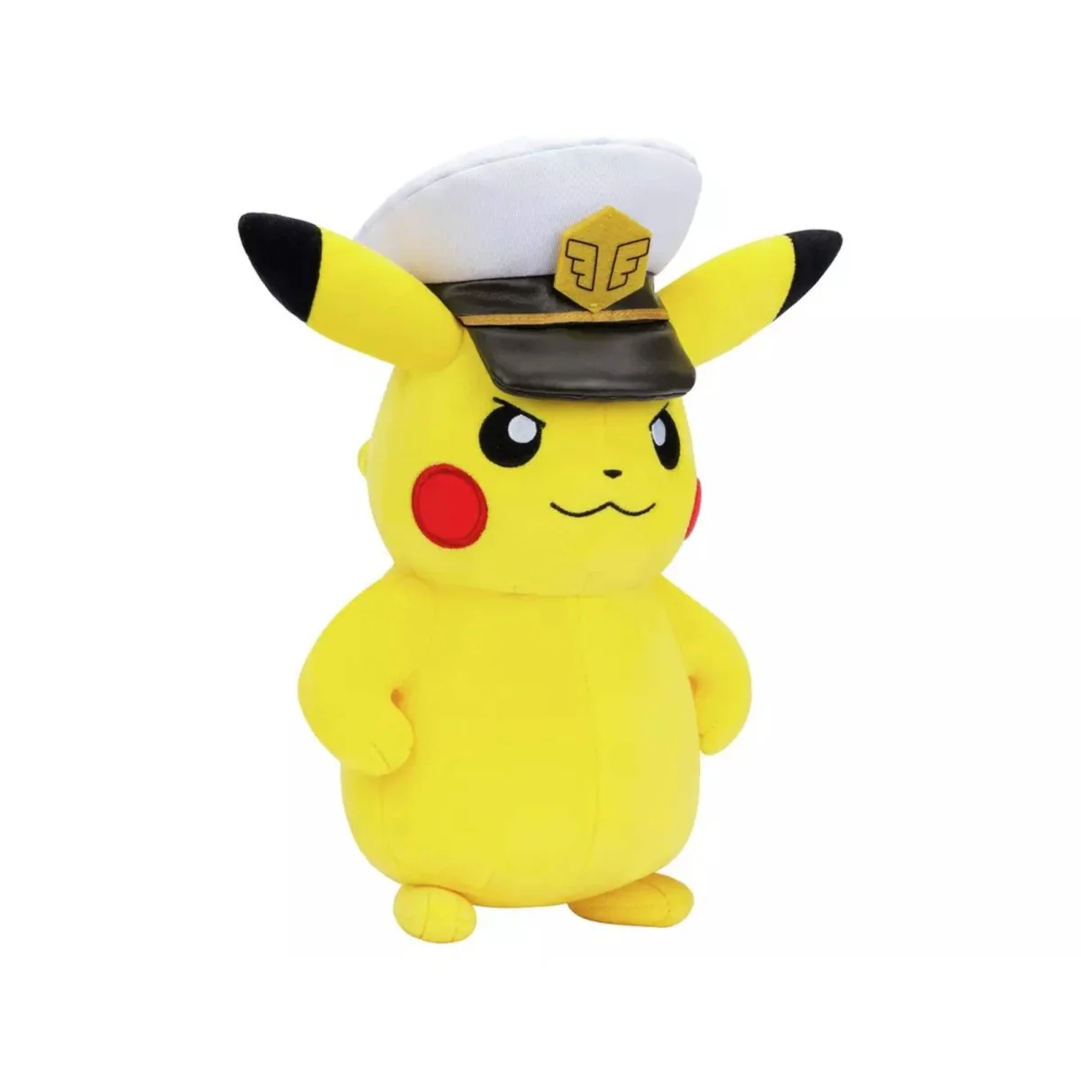 8" Pikachu with Captain's Hat Plush - Image 2