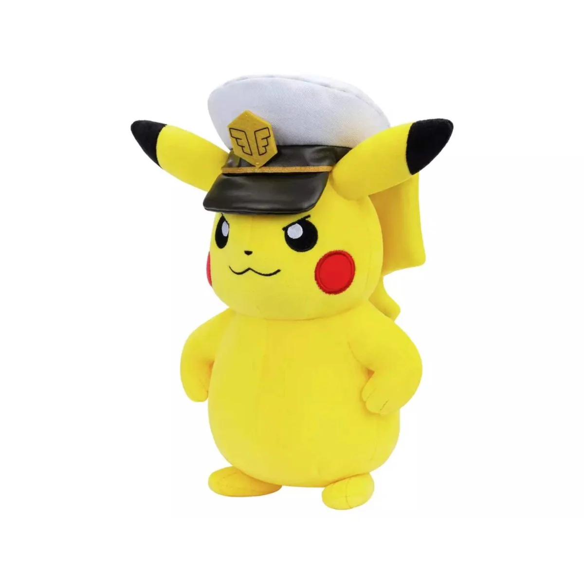 8" Pikachu with Captain's Hat Plush - Image 4