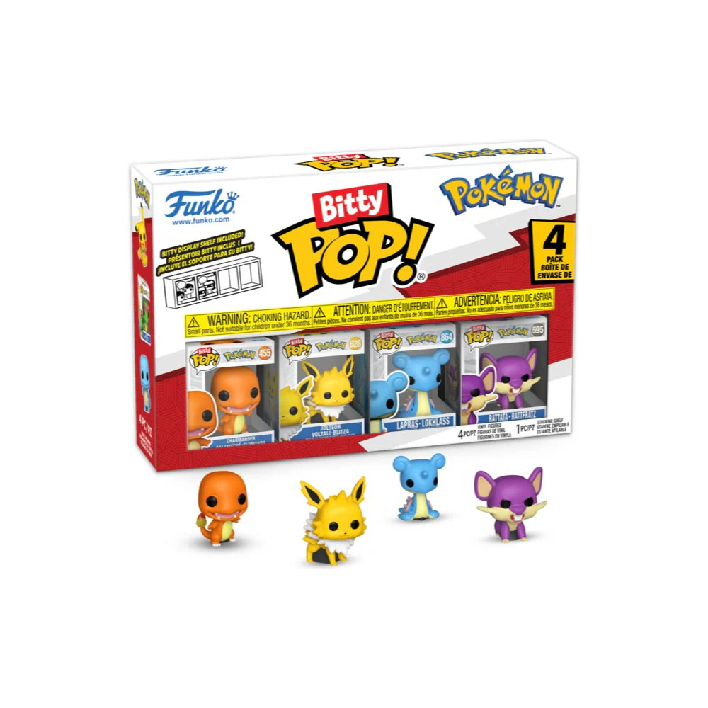 Bitty POP: Pokémon - Charmander 4 Pack
