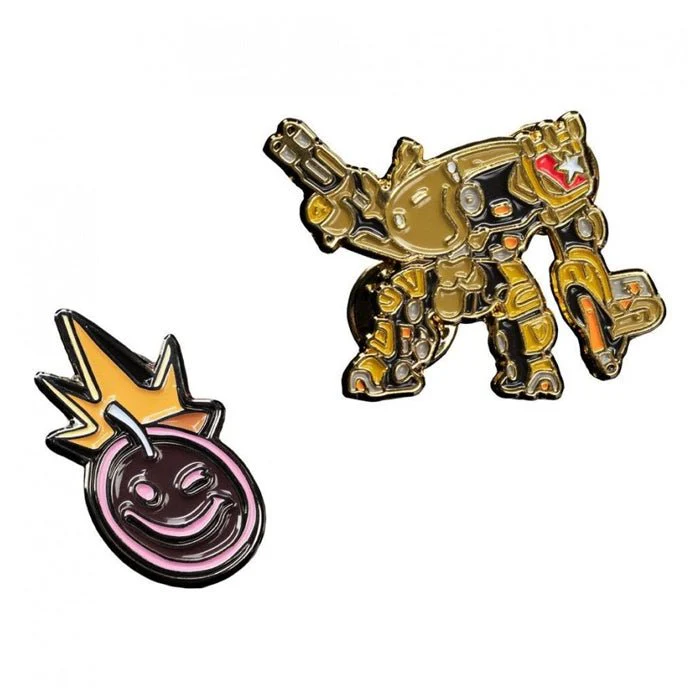 Borderlands 3 Pin Badge set - Iron Bear and Borderlands Smiley