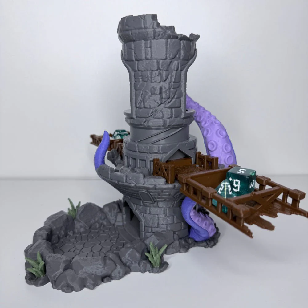 The Blackwater Watchtower Dice Roller & Kraken's Grasp Dice Holder - Image 4