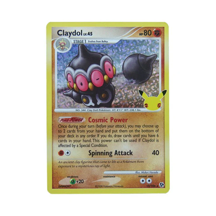 Claydol lvl 45 - 15/106 - Holo - 25th Anniversary Celebrations