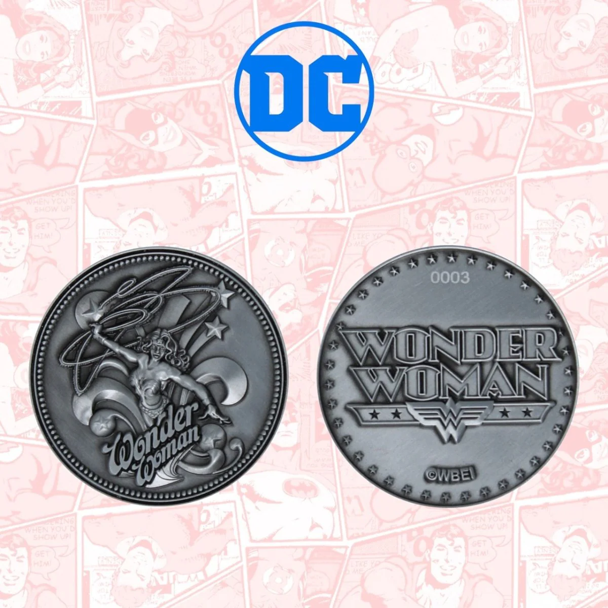 DC Comics Limited Edition Collectable Coin - Wonder Woman - Image 2