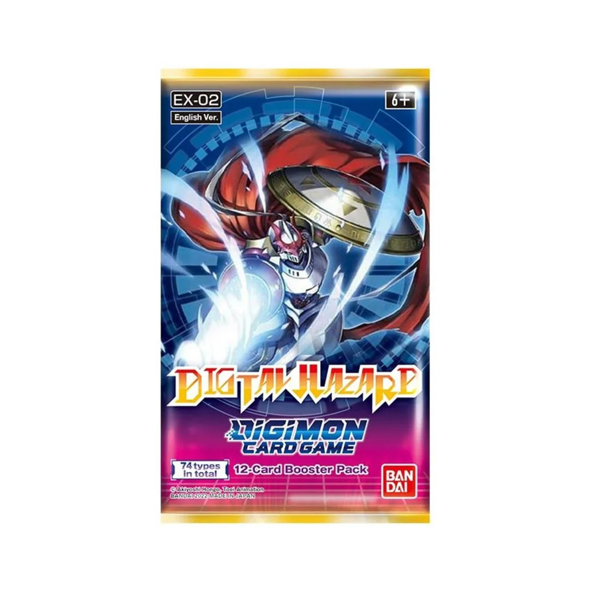 Digimon Card Game: Digital Hazard EX-02 - English Booster Pack