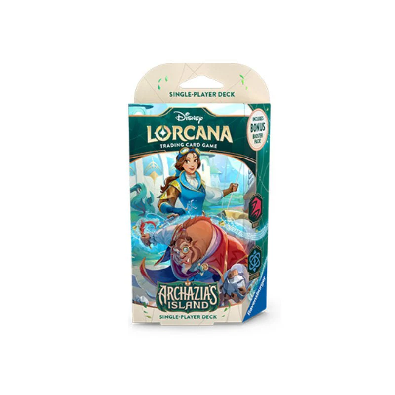 Disney Lorcana Trading Card Game - Archazia's Island Starter Deck - Belle and Beast