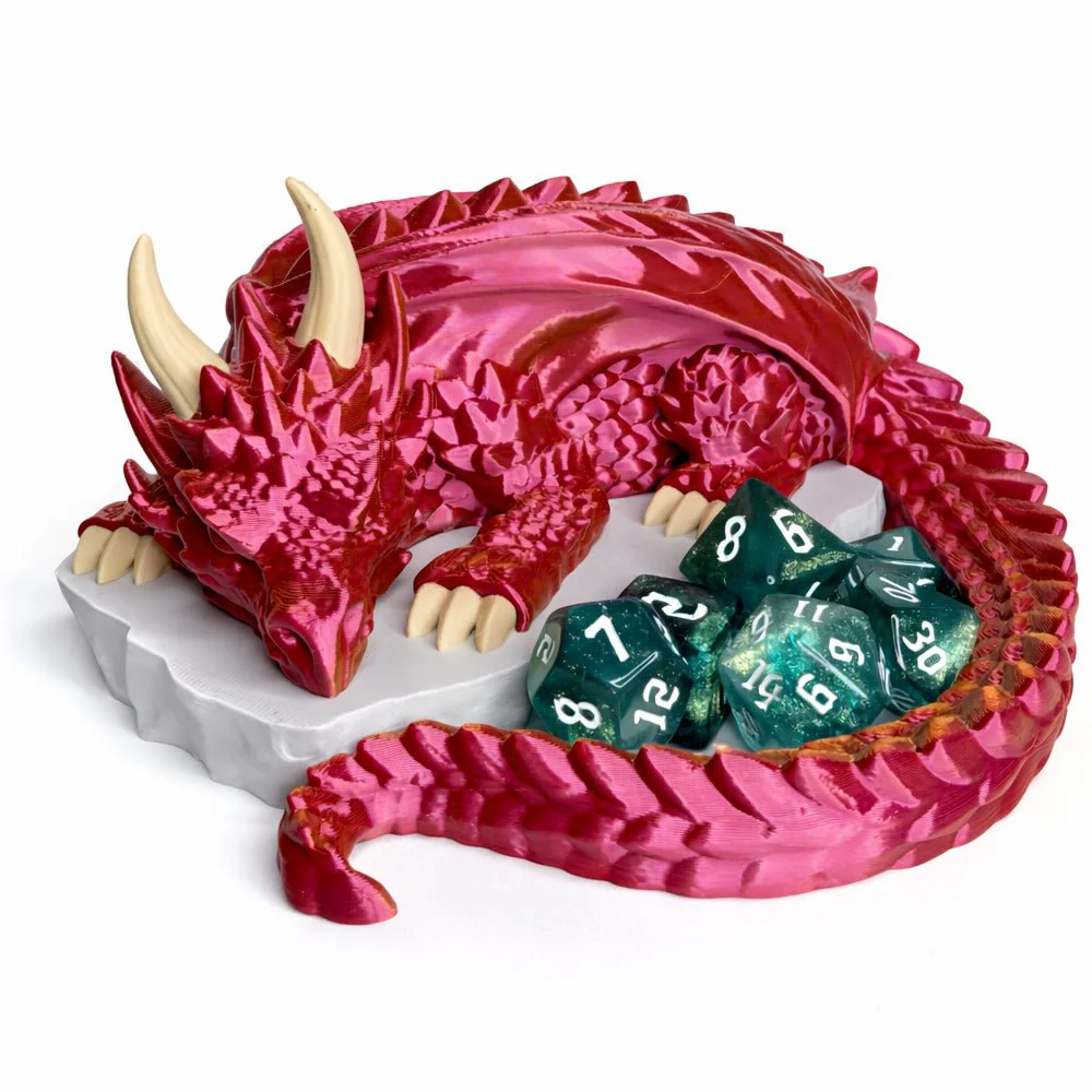 The Citadel Guardian Dice Roller & Snoozing Drake Dice Holder - Image 3