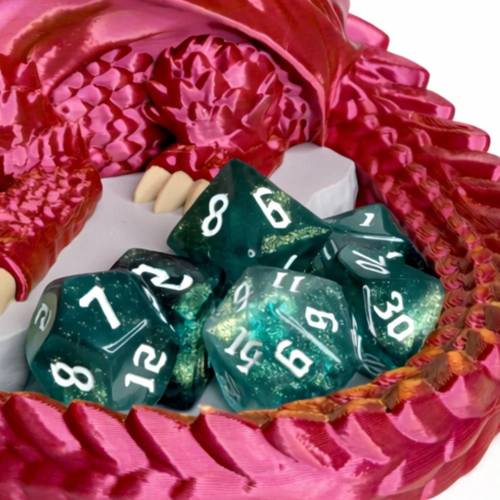 The Citadel Guardian Dice Roller & Snoozing Drake Dice Holder - Image 5