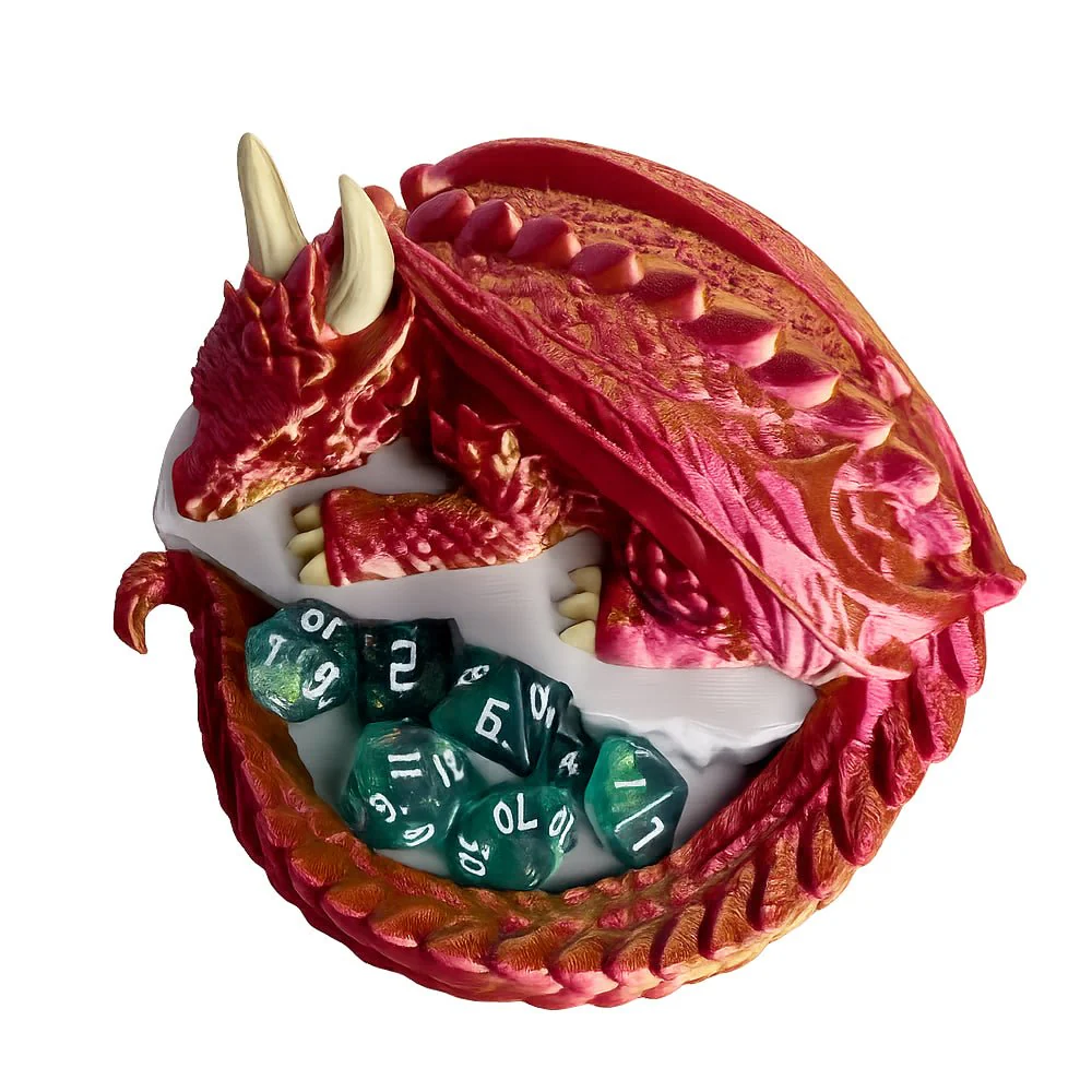 The Citadel Guardian Dice Roller & Snoozing Drake Dice Holder - Image 6