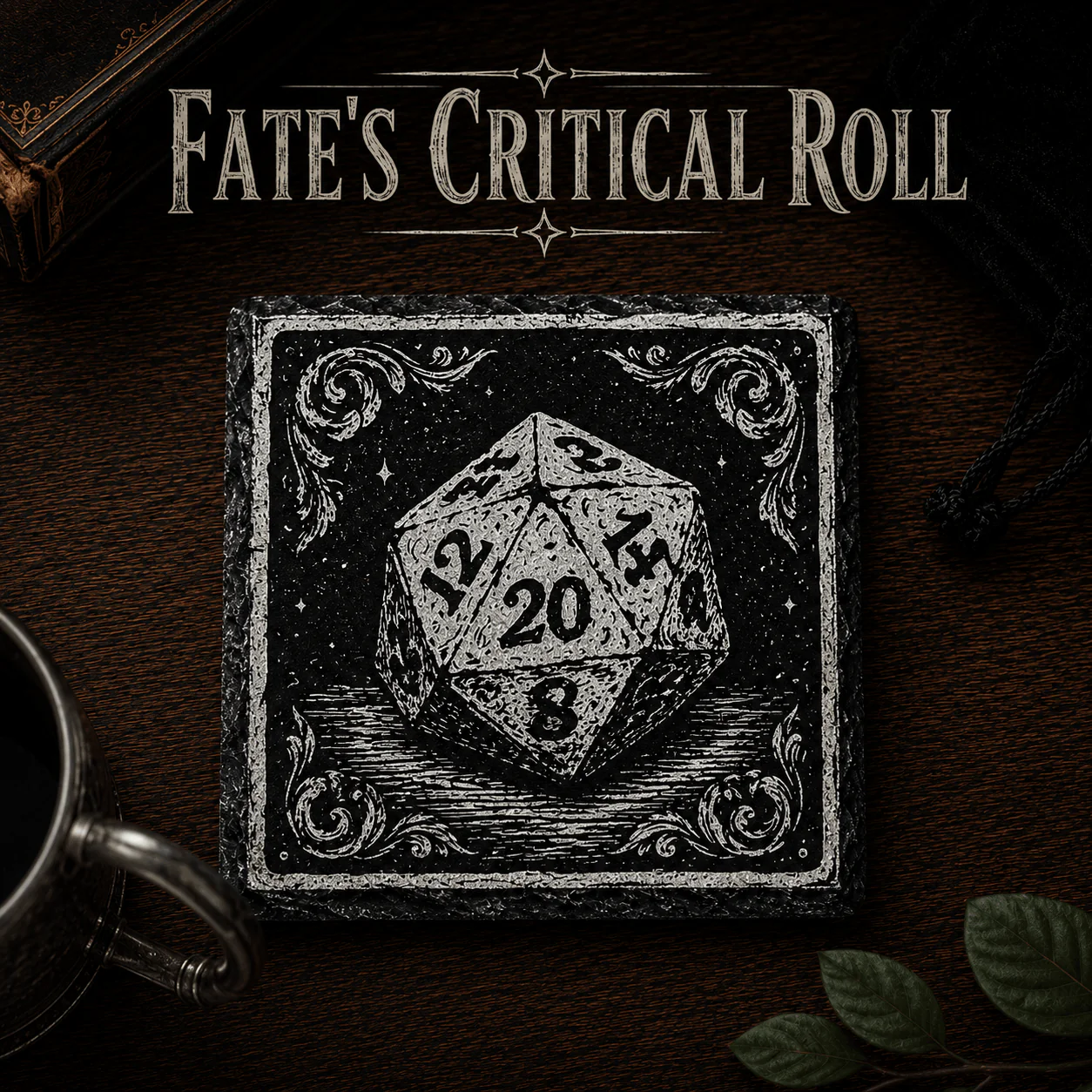 Dungeons and Dragons Fantasy Slate Coasters - Image 4