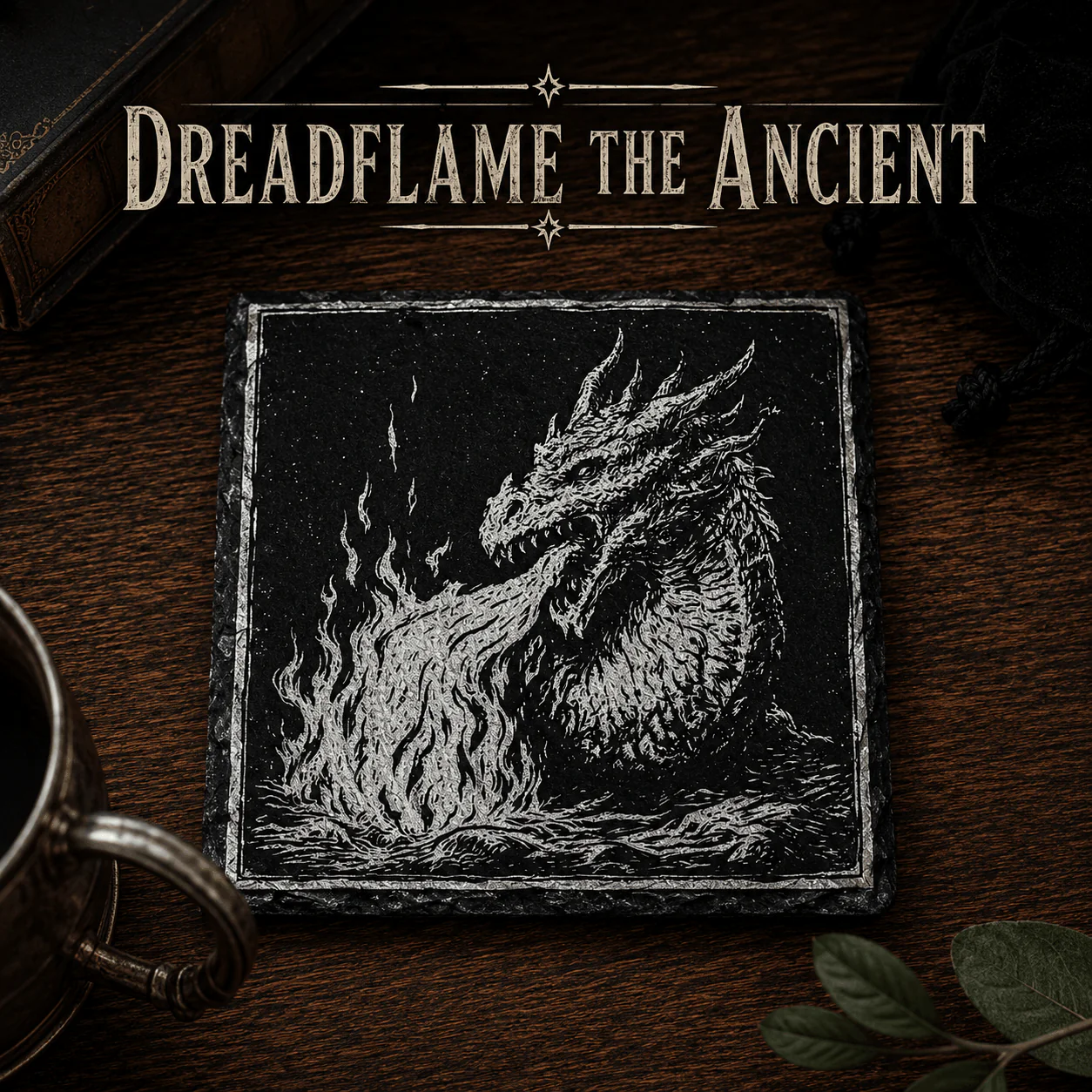 Dungeons and Dragons Fantasy Slate Coasters - Image 7