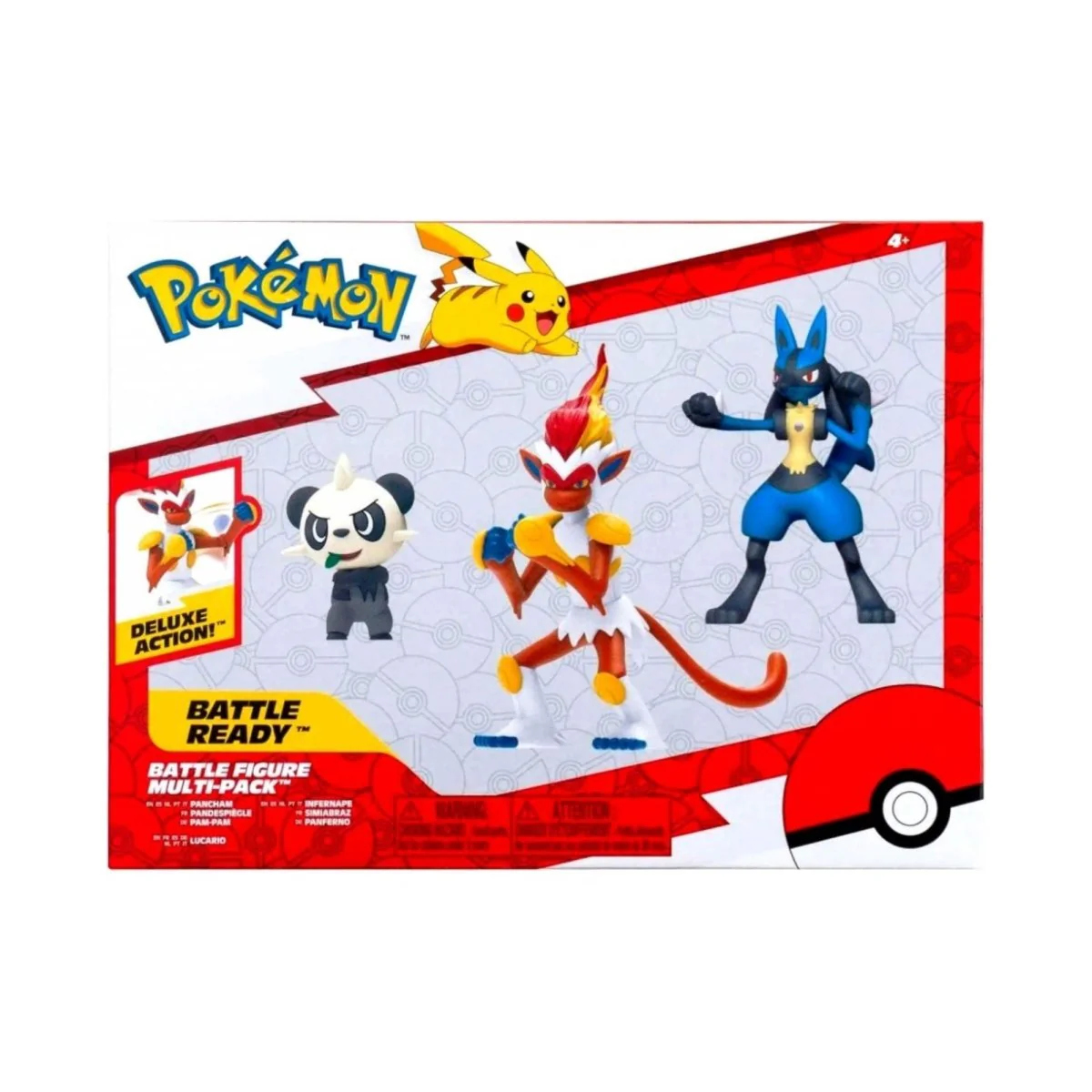 Fighting-type Battle Ready 3-figure - Lucario, Pancham & Monferno - Image 6