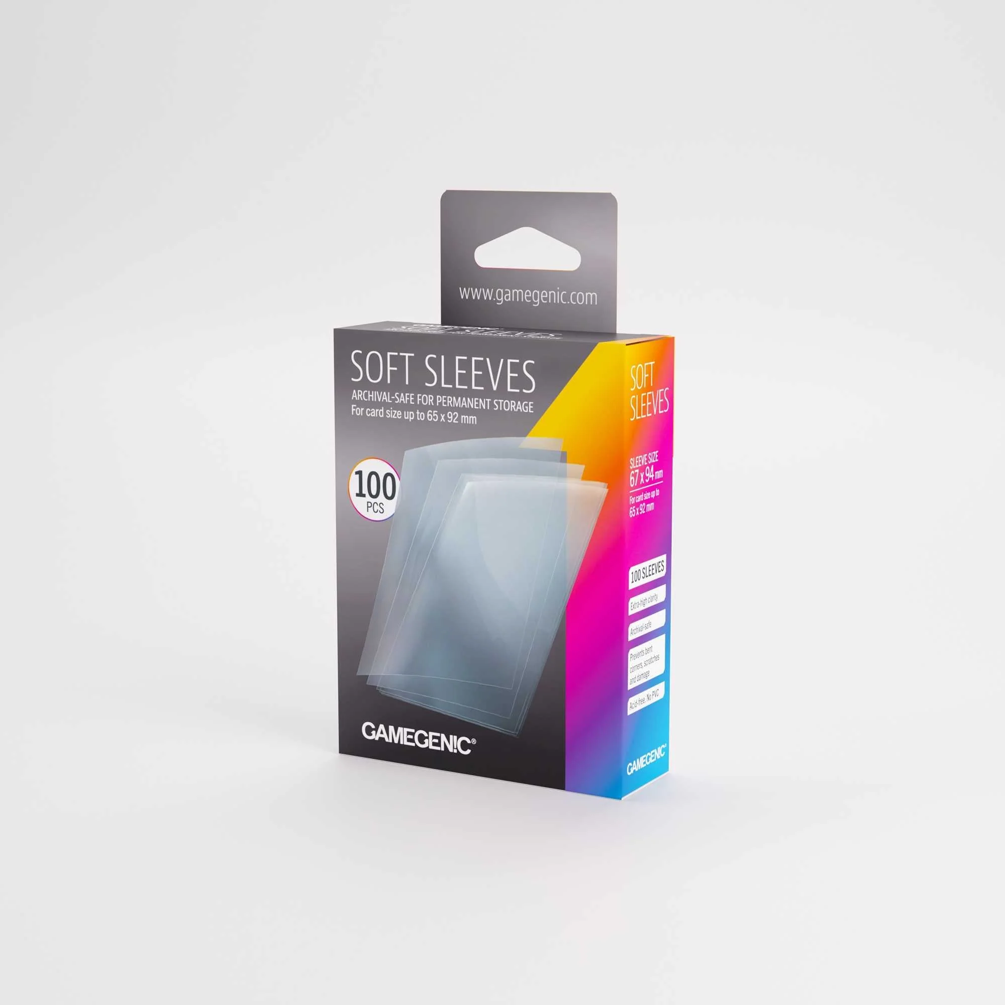 Gamegenic Soft Sleeves 67x94 (100 per pack) - Image 2