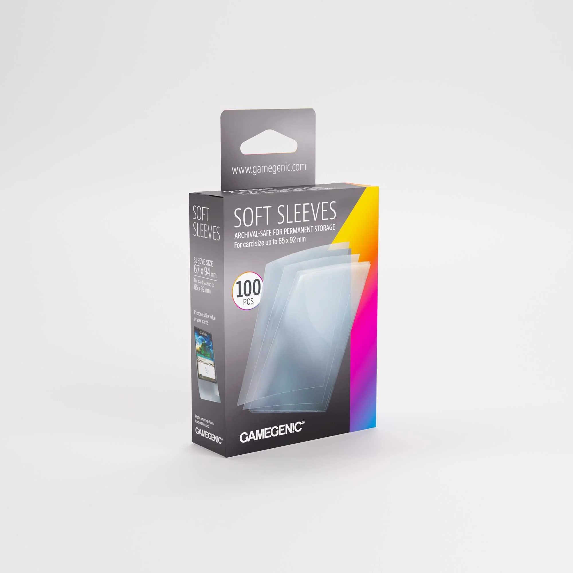Gamegenic Soft Sleeves 67x94 (100 per pack) - Image 3
