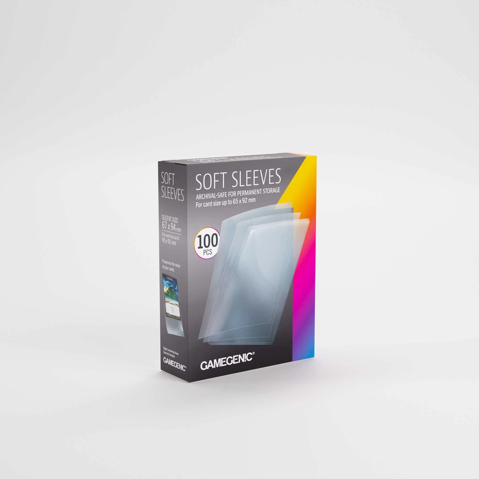 Gamegenic Soft Sleeves 67x94 (100 per pack) - Image 5