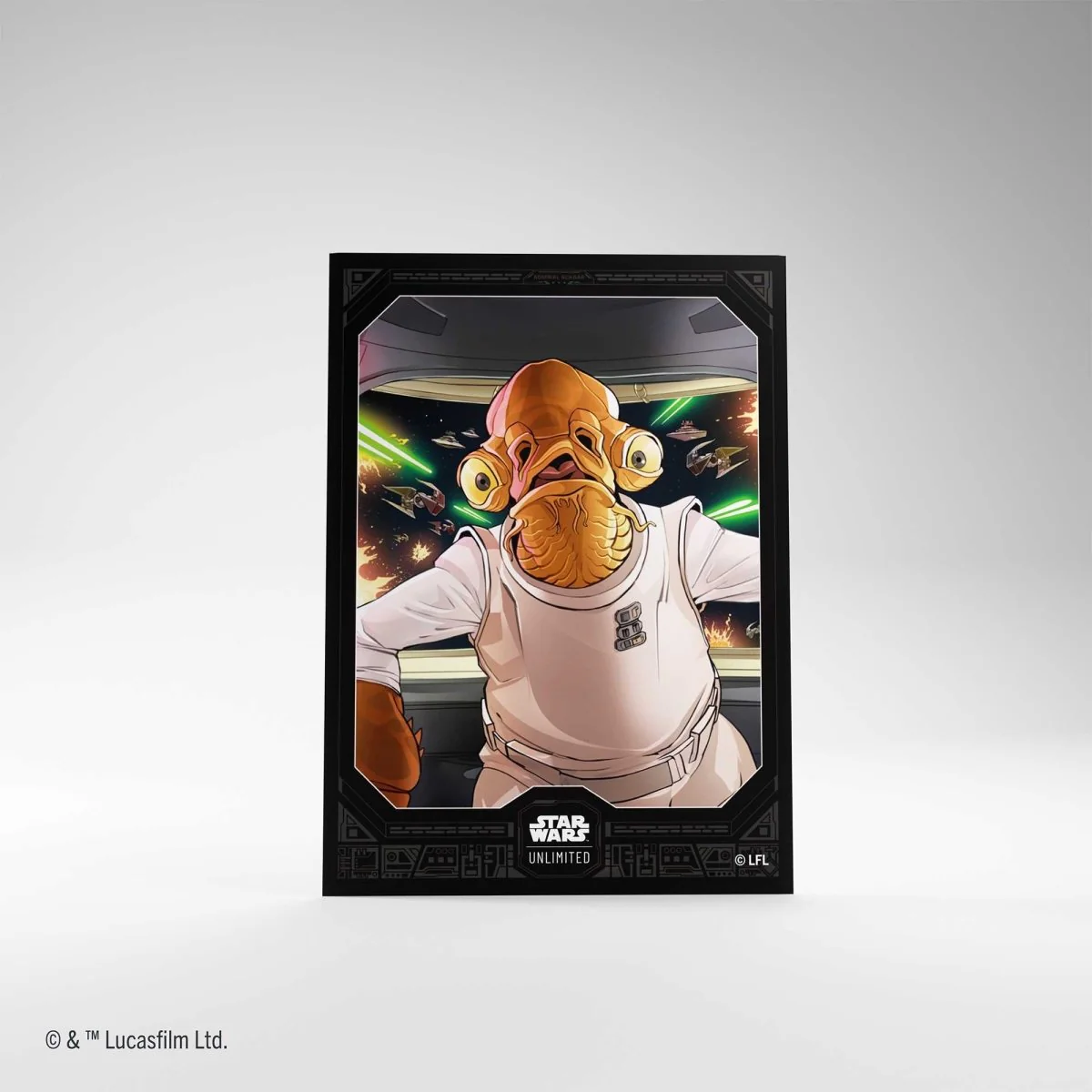 Gamegenic Star Wars: Unlimited Art Sleeves - Admiral Ackbar - Image 3