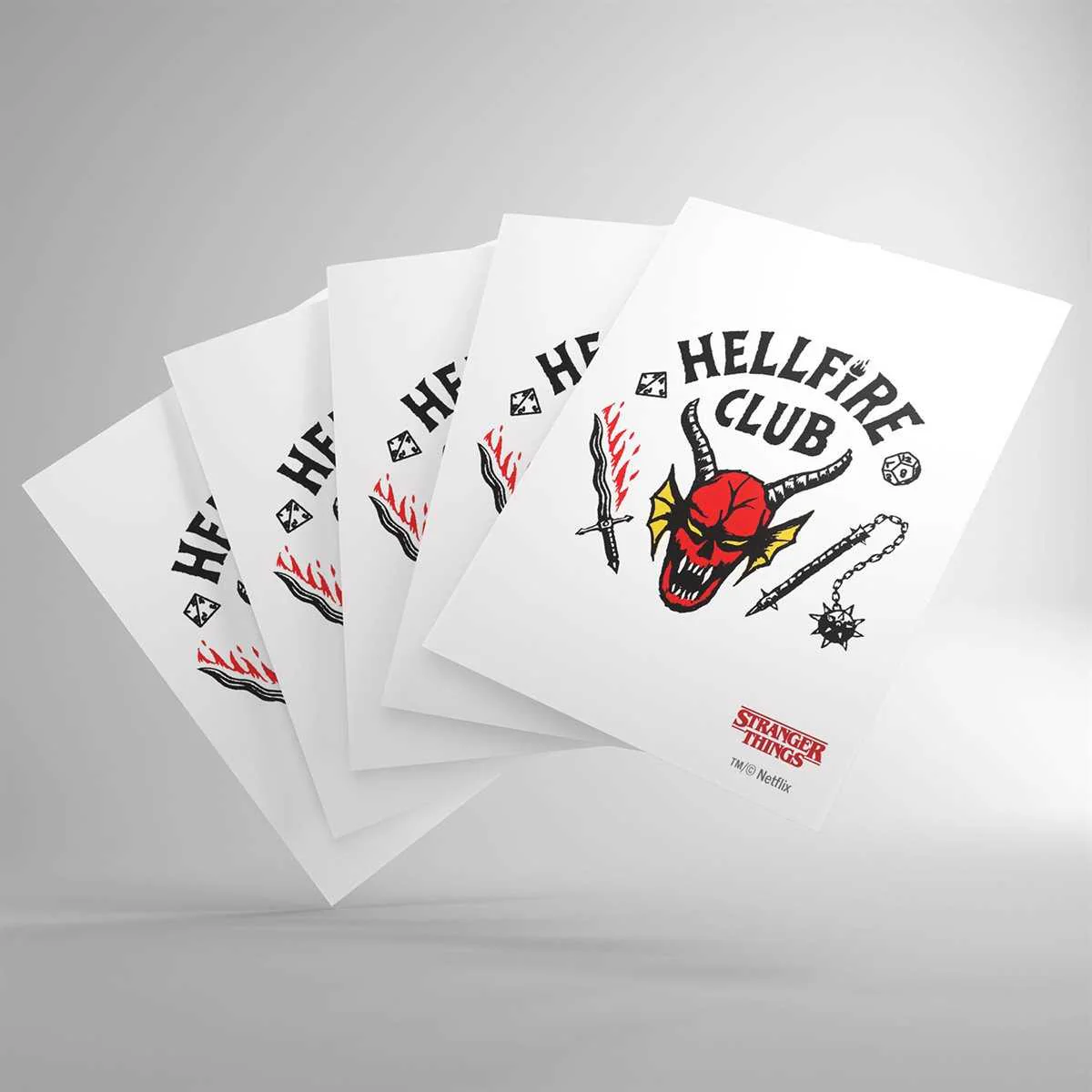 Gamegenic: Stranger Things - Hellfire Club Art Sleeves Hellfire Club - Image 2