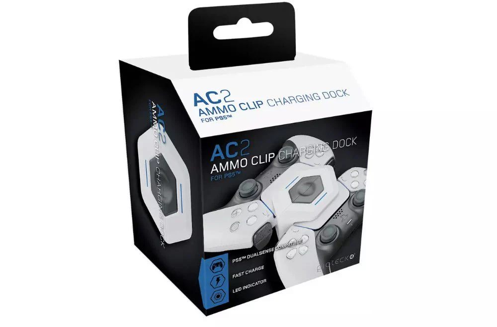 Gioteck AC-2 Ammo Clip Charging Station - PS5 - Image 3