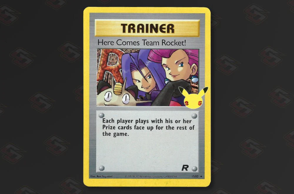 Here Comes Team Rocket 15/82 -25th Anniversary Celebrations - Classic Holo Rare