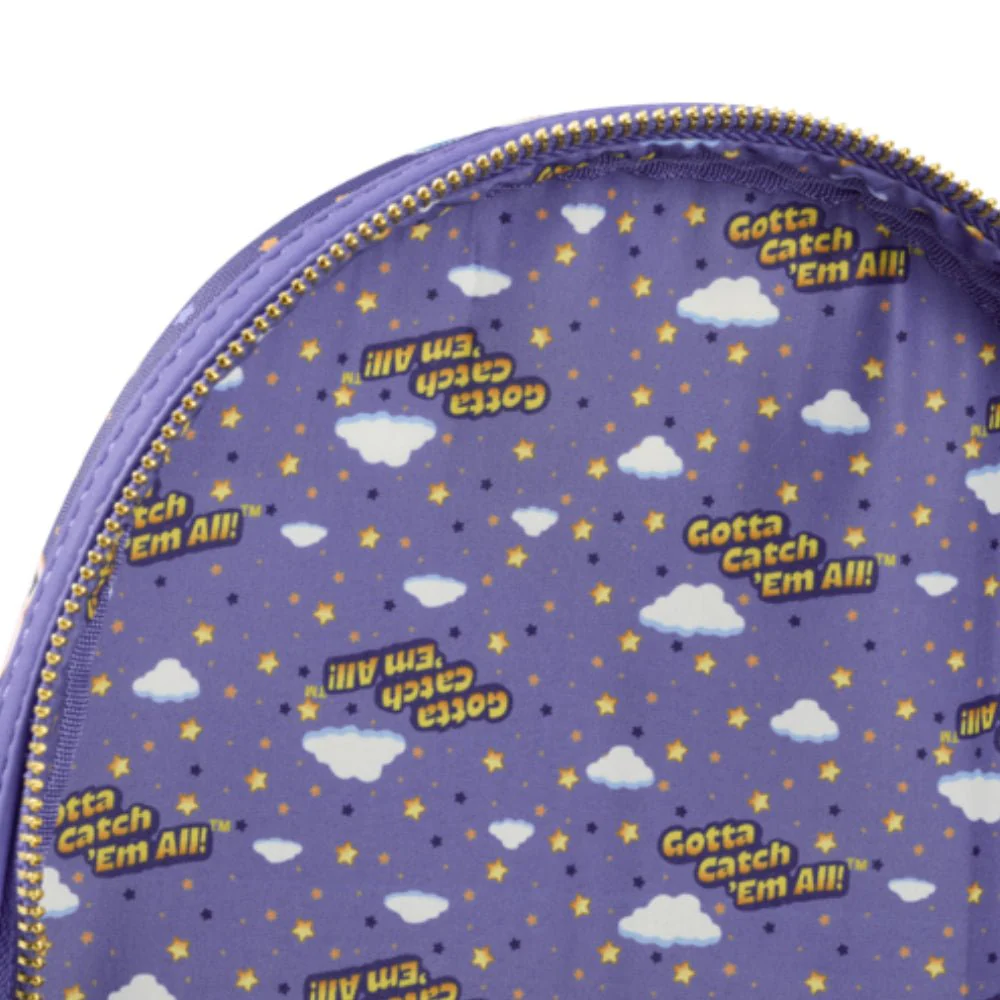 Loungefly - Sleeping Pikachu Mini Backpack Faux Leather - Image 4
