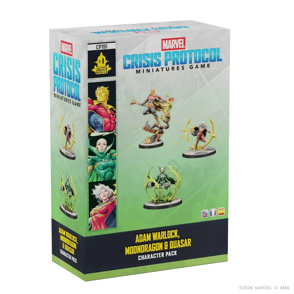 Marvel Crisis Protocol: Adam Warlock, Moondragon, Quasar Character Pack