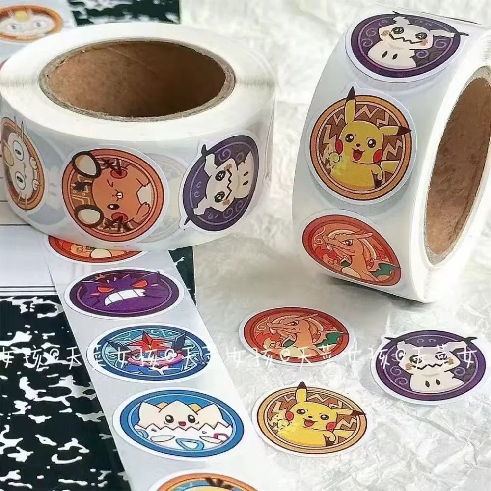 Mini Pokémon Stickers - Roll of 500