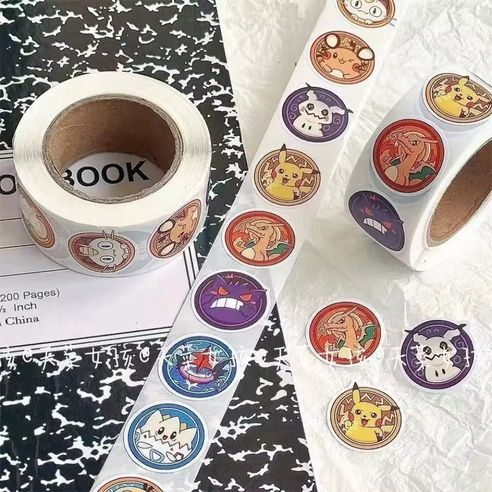 Mini Pokémon Stickers - Roll of 500 - Image 2