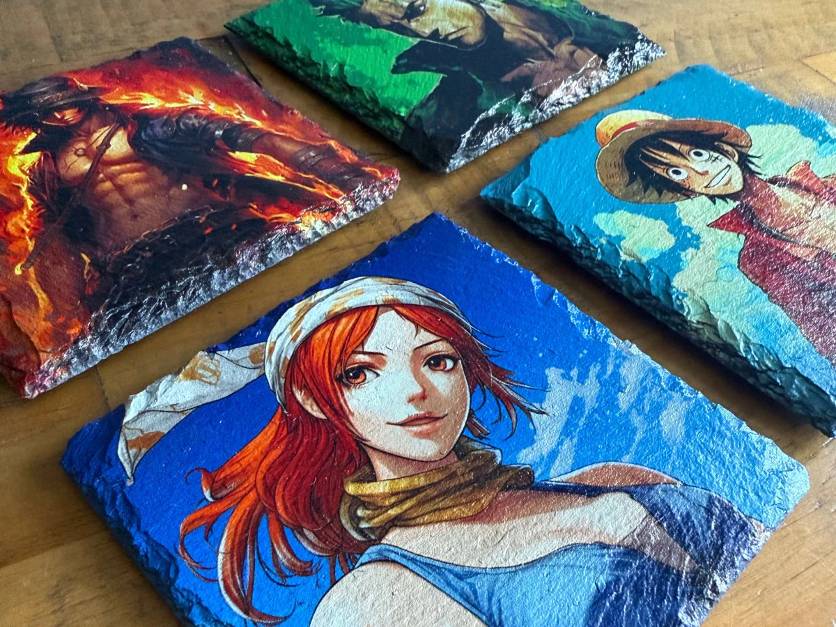 One Piece Slate Coasters - Set of 4 - Image 2