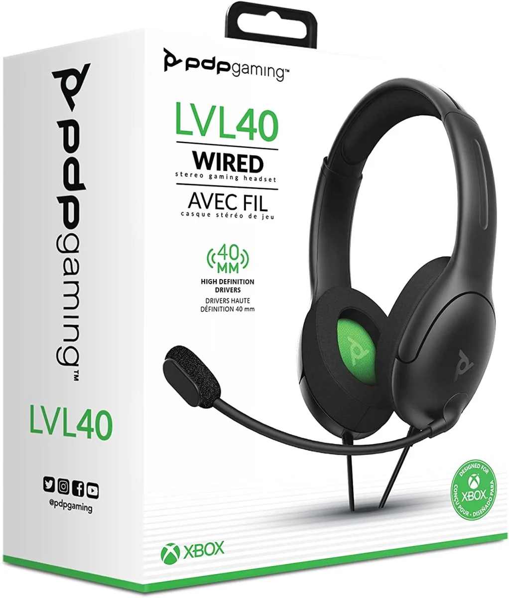 PDP LVL40 Headset - Black - Image 3
