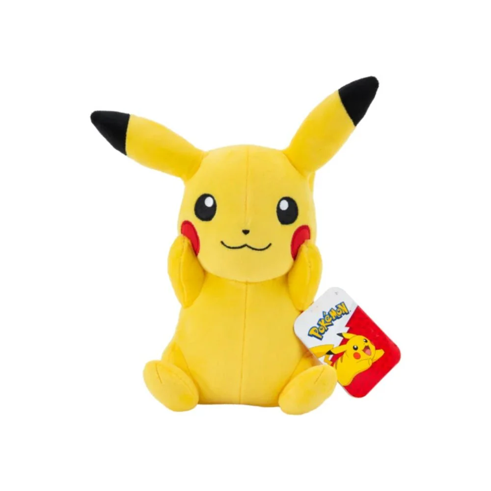 Pikachu Touching Cheeks Plush - 8 Inch
