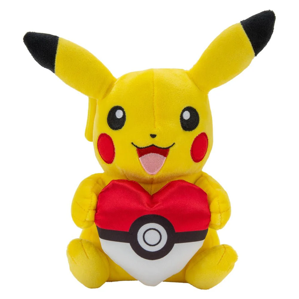 Pikachu with Heart Seasonal Plush 8inch