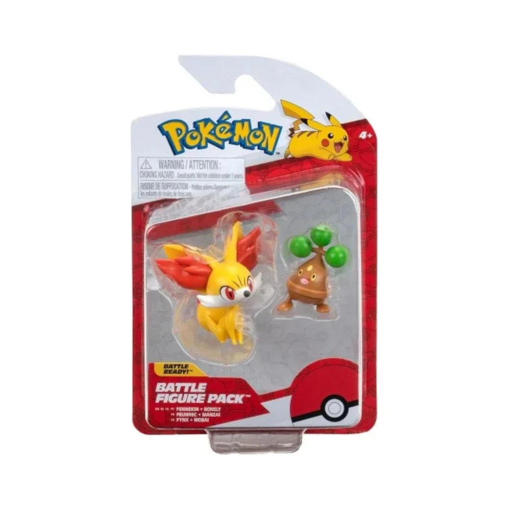 Pokémon 2-3" Battle Figure Pack - Fennekin & Bonsly