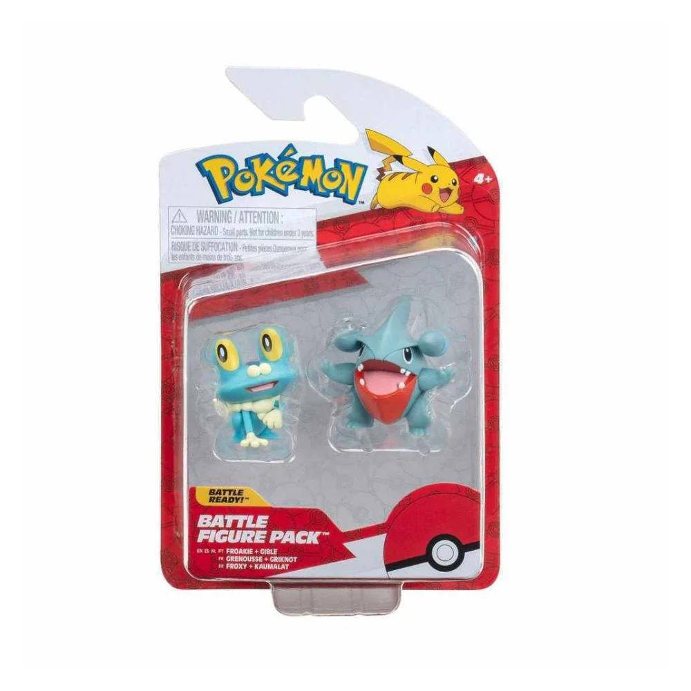 Pokémon 2-3" Battle Figure Pack - Froakie & Gible