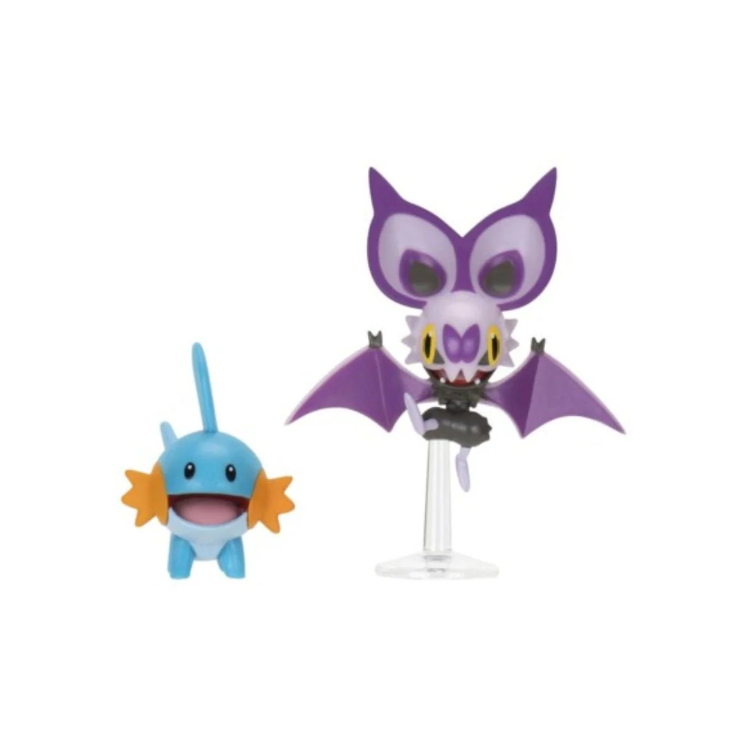 Pokémon 2-3" Battle Figure Pack - Mudkip & Noibat - Image 2
