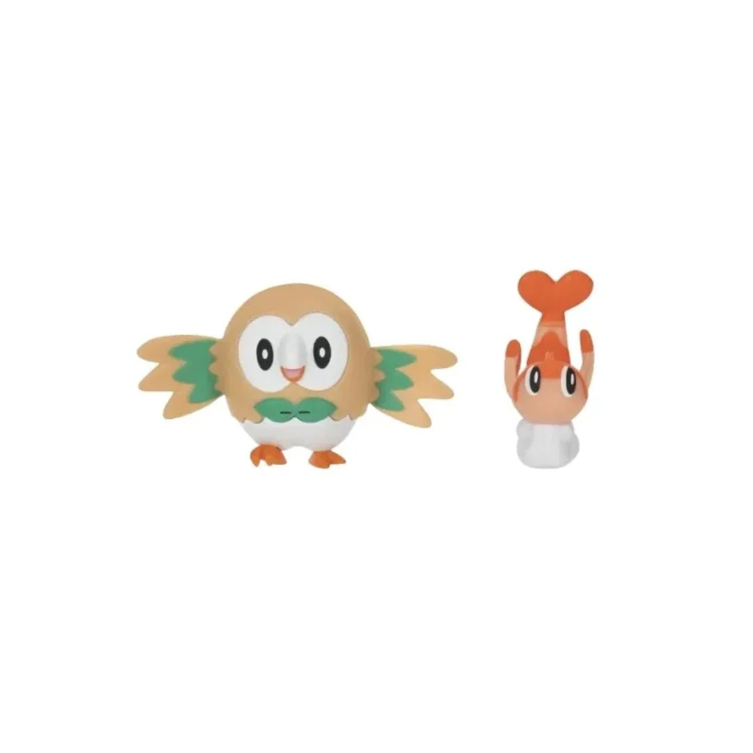 Pokémon 2-3" Battle Figure Pack - Rowlet & Tatsugiri - Image 2