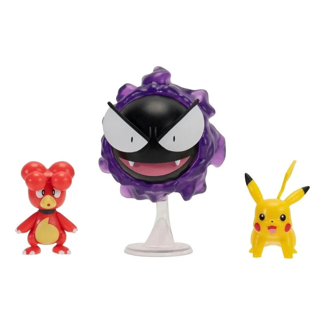 Pokémon 3-pack Battle Figure - Magby, Gastly, Pikachu - Image 2