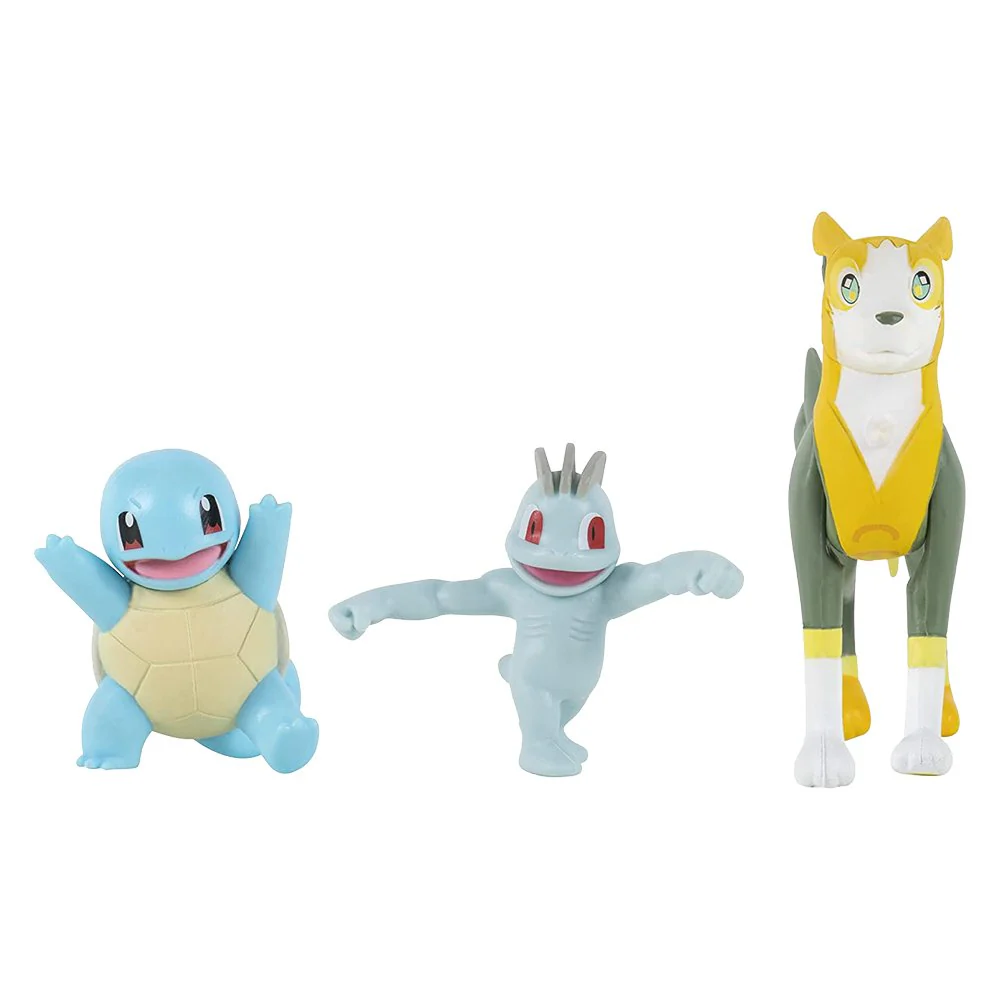Pokemon 3-pack Battle Figures: Squirtle, Boltund & Machop - Image 2