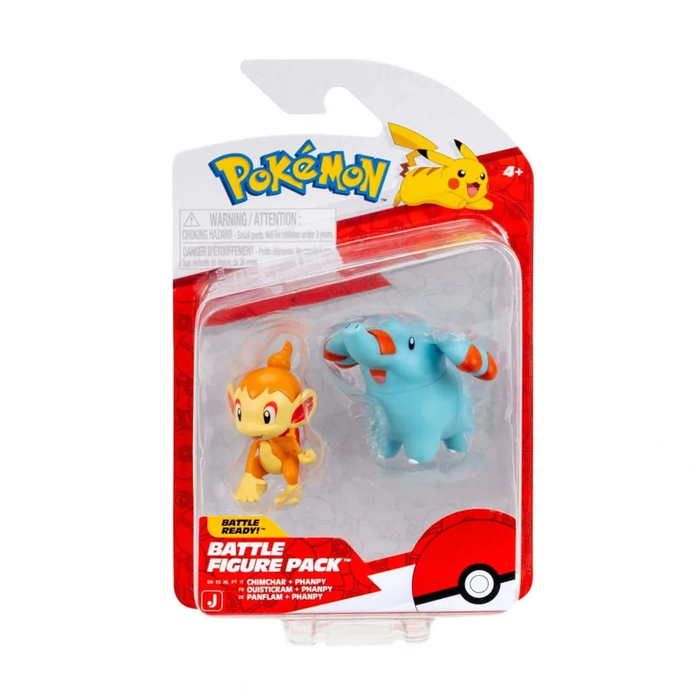 Pokémon Battle Figure - Chimchar & Phanpy