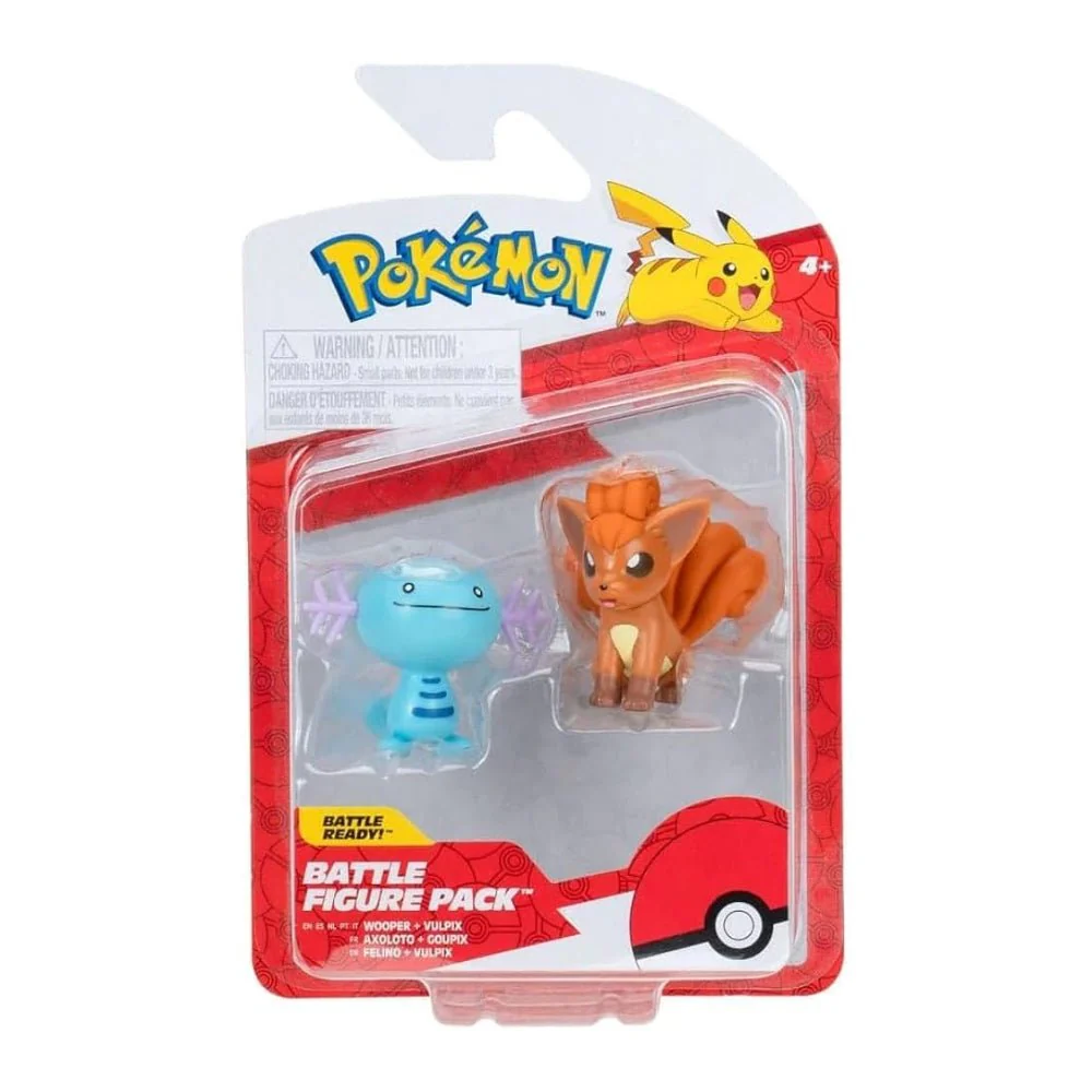 Pokémon Battle Figure - Wooper & Vulpix
