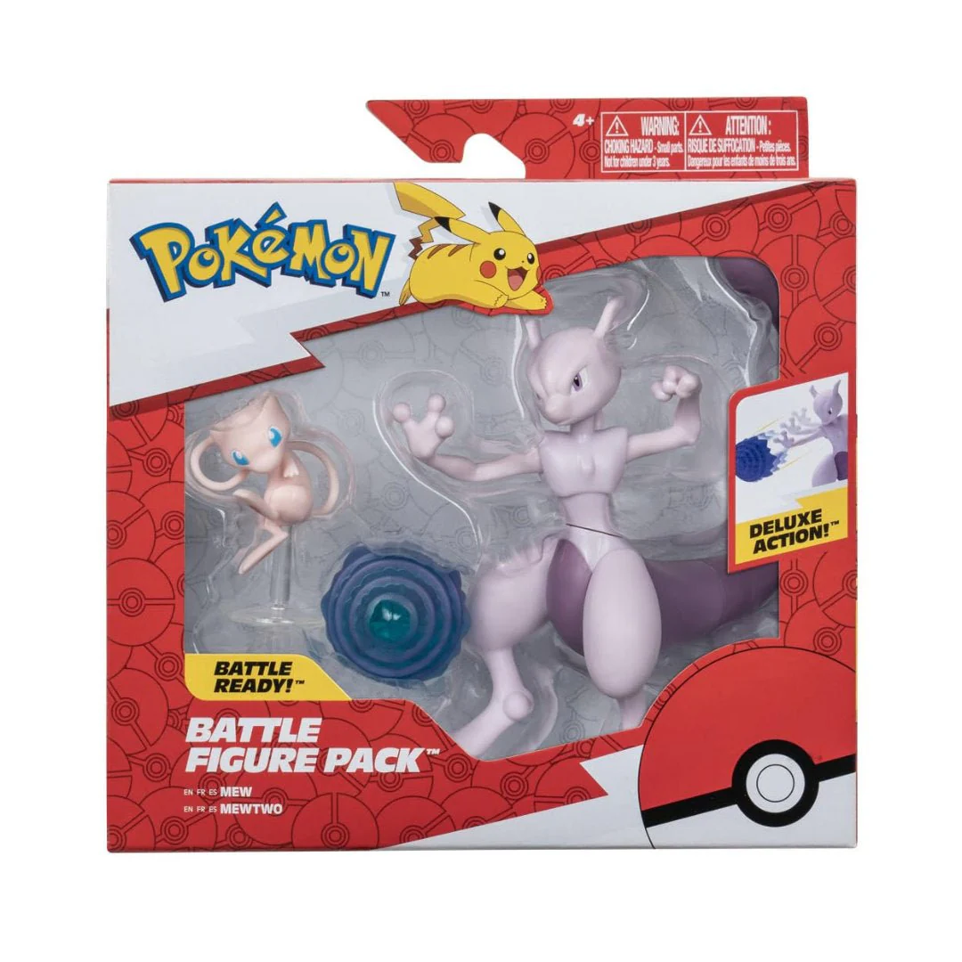 Pokémon Battle Figures 2 Pack - Mew and Mewtwo - Image 3