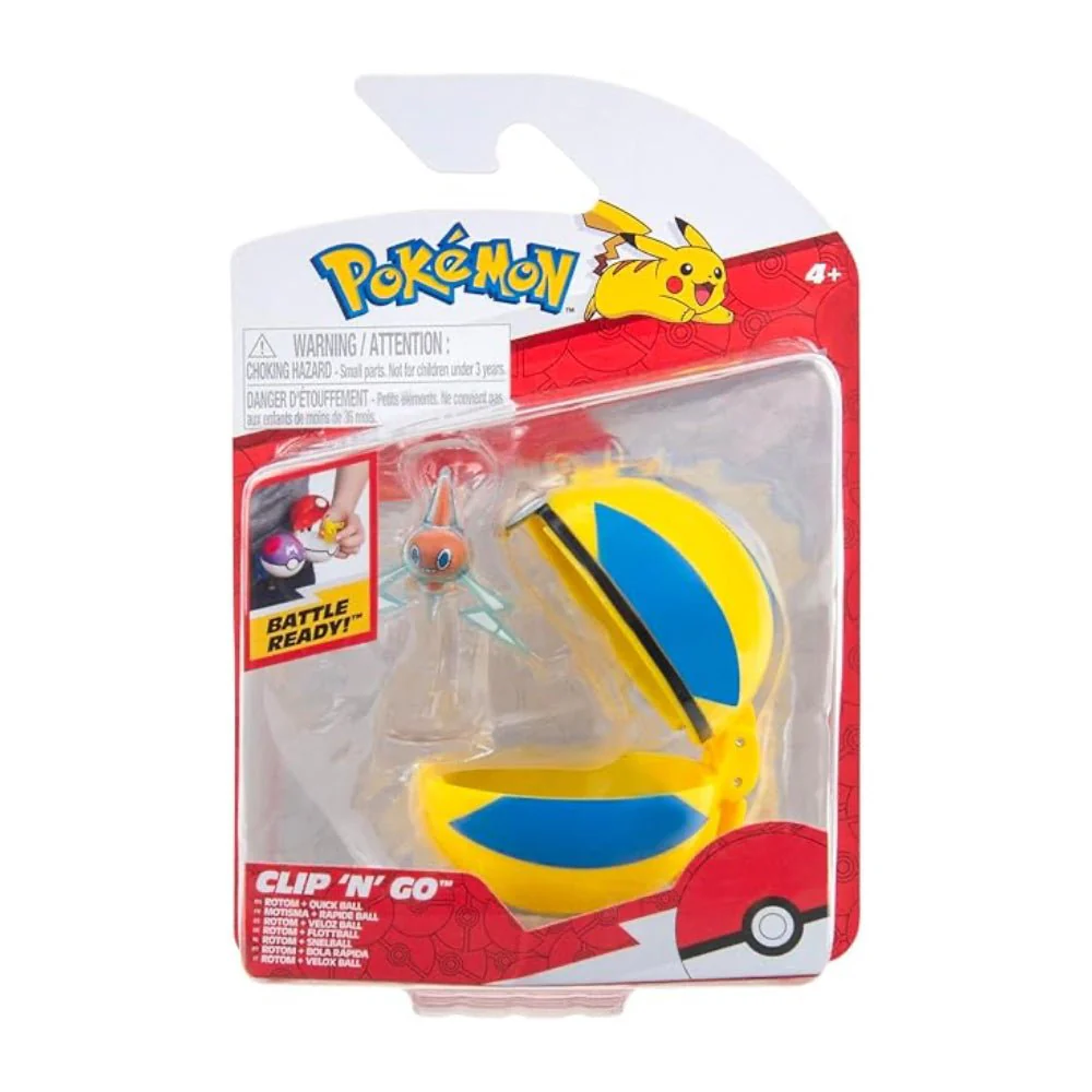 Pokémon Clip 'n' Go - Rotom & Quick Ball
