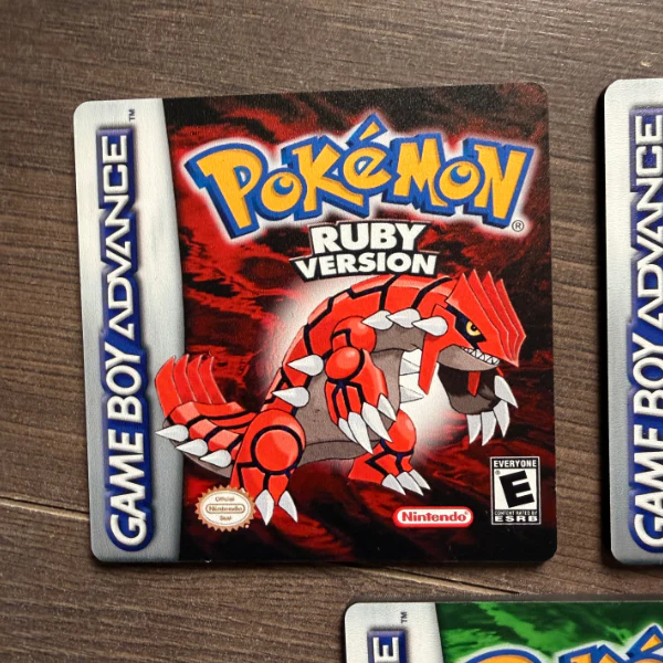 Pokémon Coasters Wooden Game Cover & Team Rocket Art - Image 14