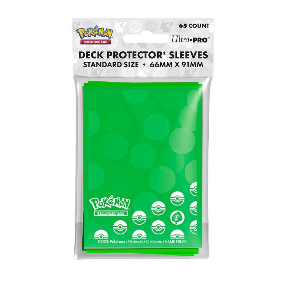 Pokémon TCG Energy Deck Protector Sleeves - Grass Type (65ct)