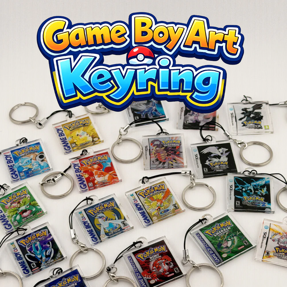 Pokémon Game Boy Art Keyring