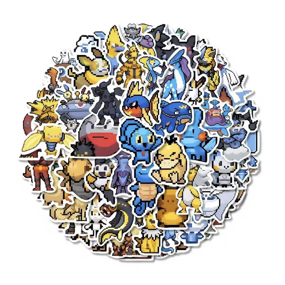 Pokémon Pixel Stickers - Pack of 110