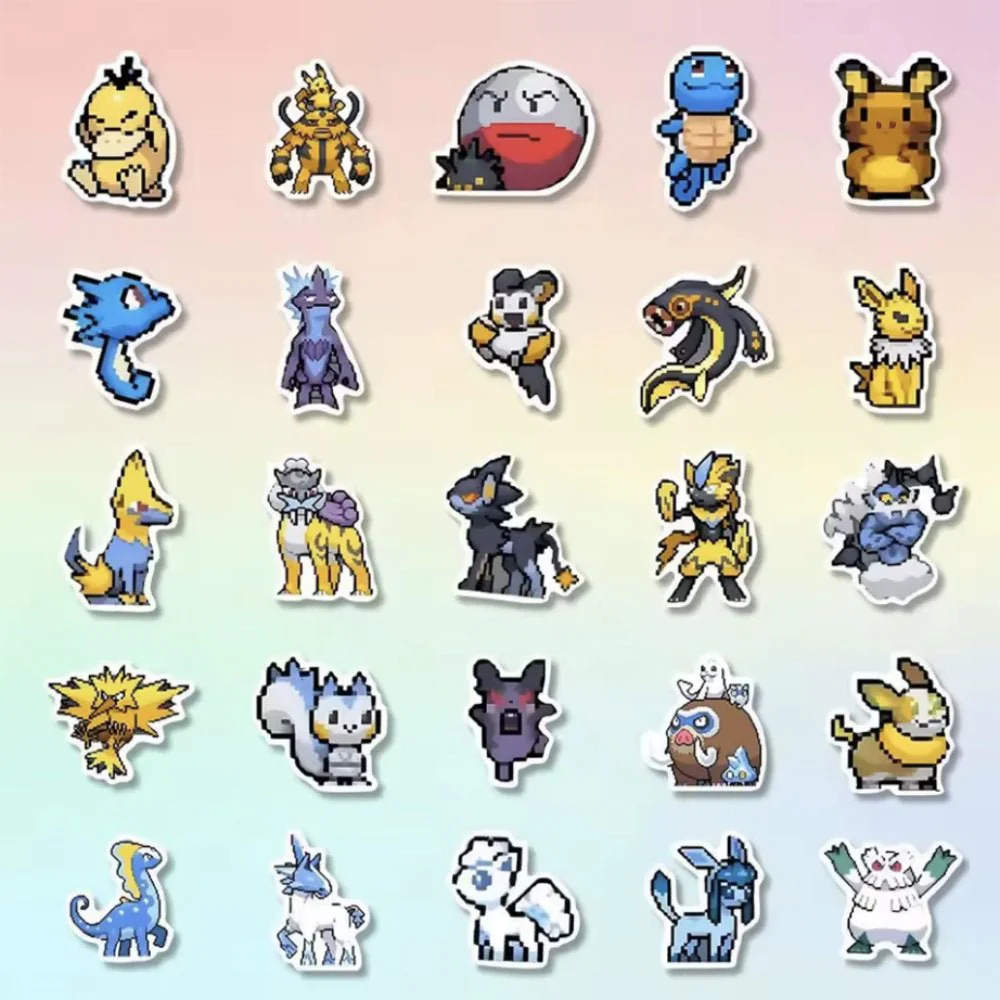 Pokémon Pixel Stickers - Pack of 110 - Image 3
