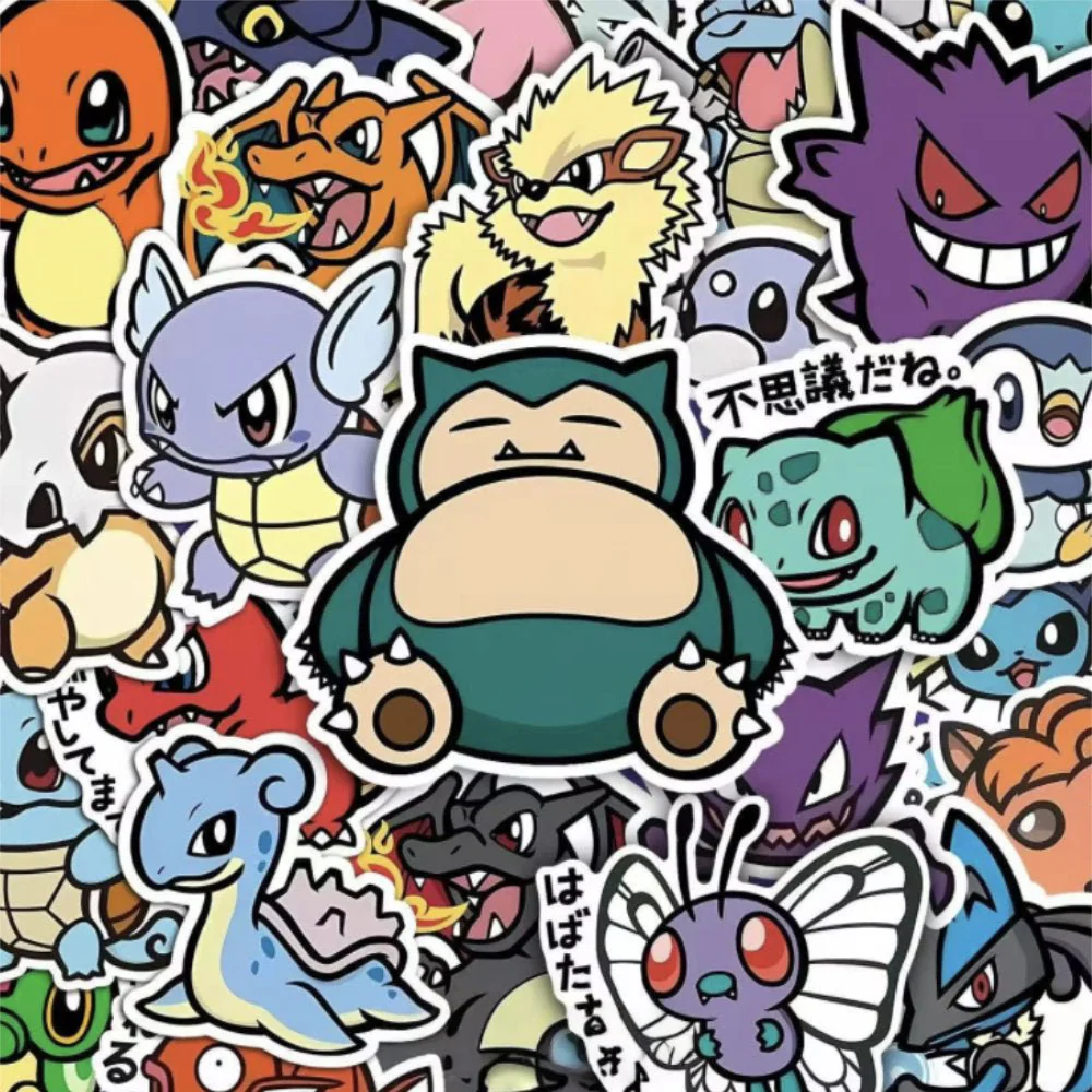 Pokémon Stickers - Pack of 56 - Image 2