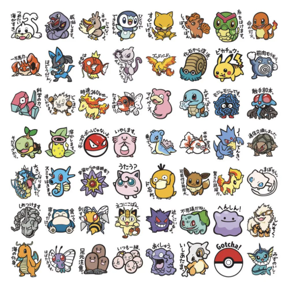 Pokémon Stickers - Pack of 56 - Image 6