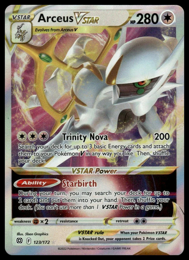 Pokémon TCG - Arceus VSTAR (Brilliant Stars 123)