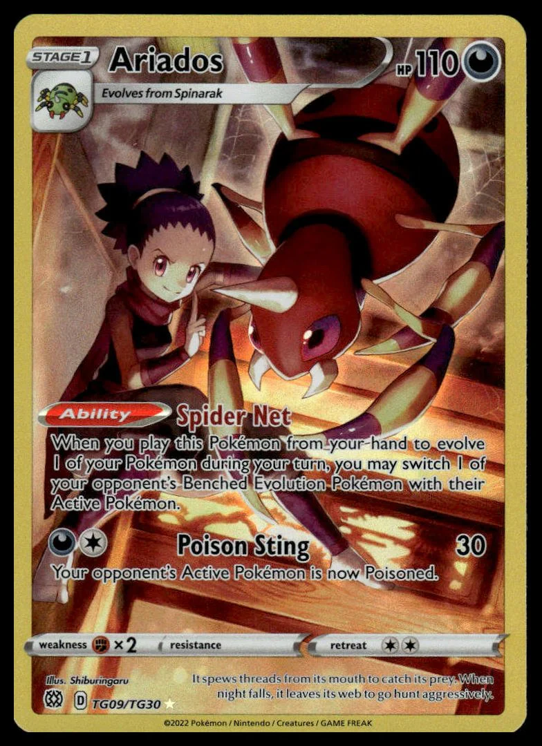 Pokémon TCG - Ariados (Brilliant Stars TG09)