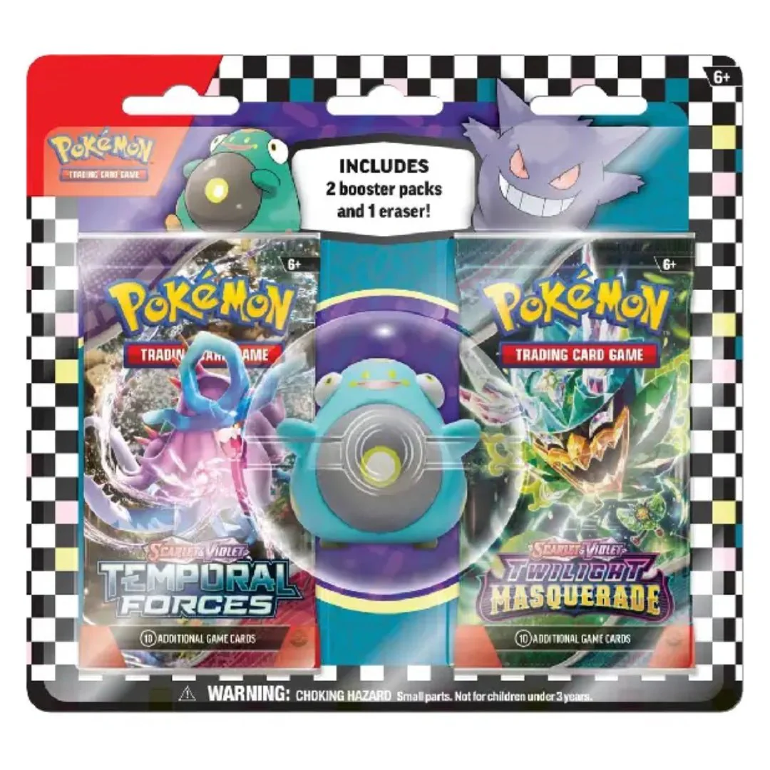 Pokémon TCG: Back to School Eraser Blister – Bellibolt
